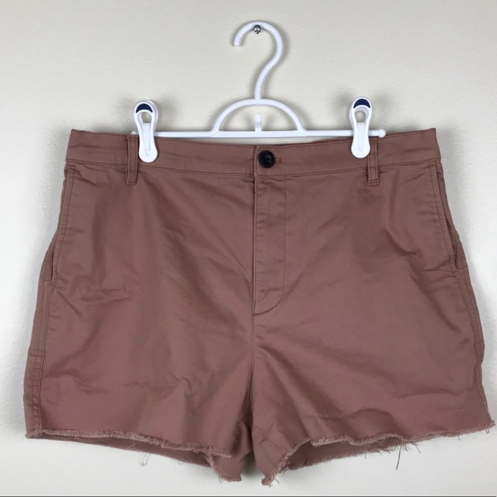Madewell Blush Cut Off High Waisted Shorts